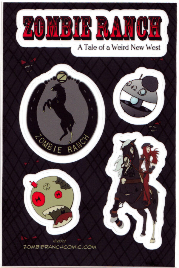 Zombie Ranch Sticker Sheet